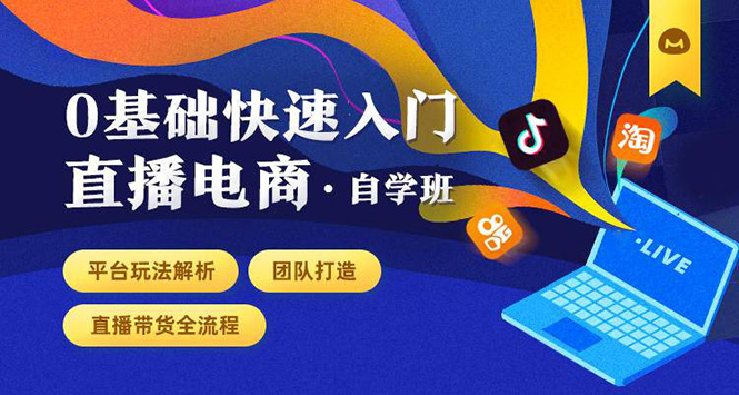 0基础快速入门直播电商课程：直播平台玩法解析-团队打造-带货全流程等环节-学习笔记资源库