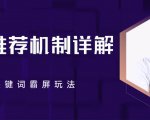 B站推荐机制详解,利用推荐系统反哺自身,视频关键词霸屏玩法(共2节视频)-学习笔记资源库