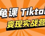 龟课·TikTok变现实战训练营线上第1期，多种变现模式，轻松赚美刀-学习笔记资源库