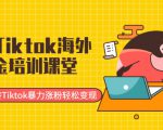 最新Tiktok海外掘金培训课堂:带你玩转Tiktok暴力涨粉轻松变现-学习笔记资源库