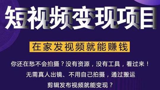 在家也能操作的短视频赚钱项目，无需真人，不用拍摄，纯搬运月入2到5万-学习笔记资源库