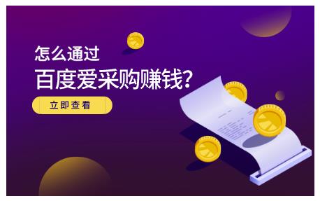 大王·怎么通过百度爱采购赚钱，已经通过百度爱采购完成200多万的销量-学习笔记资源库