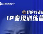 群响刘老板·IP变现训练营第6期：教你搞流量新姿势，IP打造获客私域经营-学习笔记资源库