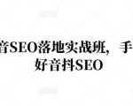 王通·抖音SEO落地实战班,手手带你做好音抖SEO-学习笔记资源库
