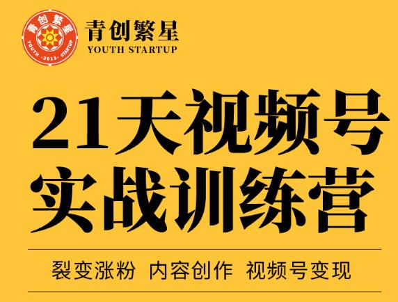 张萌21天视频号实战训练营，裂变涨粉、内容创作、视频号变现 价值298元-学习笔记资源库