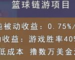 国外区块链篮球游戏项目，前期加入秒回本，被动收益日0.75%，撸数万美金-学习笔记资源库