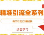 闲鱼精准引流全系列课程,每天引流100精准粉【视频课程】-学习笔记资源库