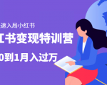 小红书变现特训营:带你快速入局小红书,从0到1月入过万-学习笔记资源库