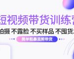 短视频带货训练营:不拍摄 不露脸 不买样品 不囤货发货 简单粗暴混剪带货(第三期)-学习笔记资源库