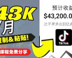2022抖音国际版Tiktok赚钱项目:每天上传一个视频就轻松月入$43200-学习笔记资源库