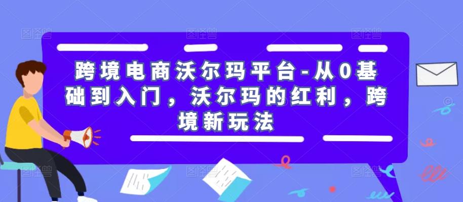 跨境电商沃尔玛平台-从0基础到入门，沃尔玛的红利，跨境新玩法-学习笔记资源库