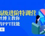 PPT高级进阶特训营:百万粉丝博主教你进阶你的PPT技能(98节课程+PPT素材包)-学习笔记资源库