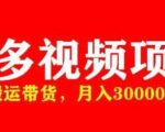多多带货视频快速50爆款拿带货资格，搬运带货，月入30000【全套脚本+详细玩法】-学习笔记资源库