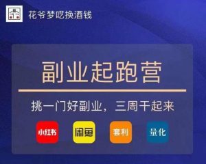 花爷-副业起跑营第2期,挑一门好副业,三周干起来(闲鱼|小红书|量化|套利)-学习笔记资源库