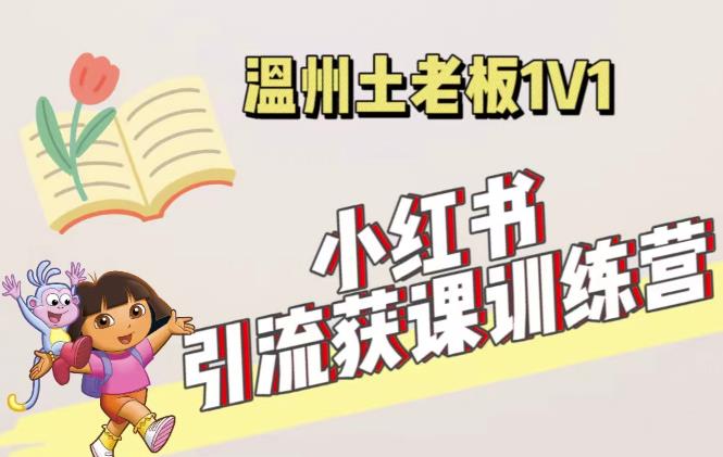 小红书1对1引流获客训练营：账号、内容、引流、成交（价值3999元）-学习笔记资源库