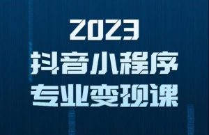 2023年抖音小程序变现保姆级教程，0粉丝新号，无需实名，3天起号，第1条视频就有收入-学习笔记资源库