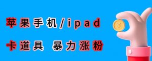 最新利用苹果手机/ipad的ios系统，卡道具搬短视频，百分百过原创-学习笔记资源库