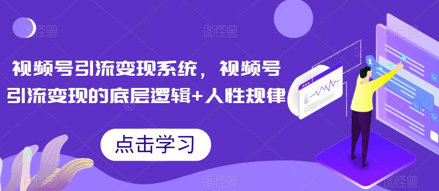 视频号引流变现系统，视频号引流变现的底层逻辑+人性规律-学习笔记资源库