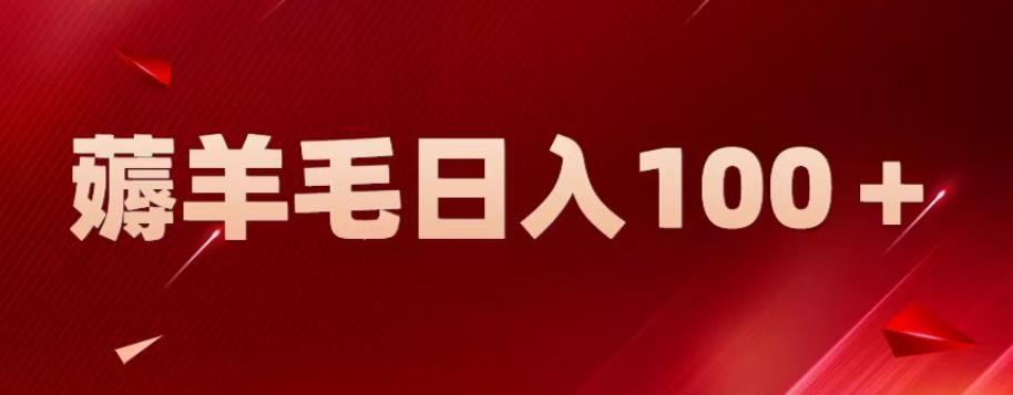 新平台零撸薅羊毛，一天躺赚100＋，无脑复制粘贴【揭秘】-学习笔记资源库