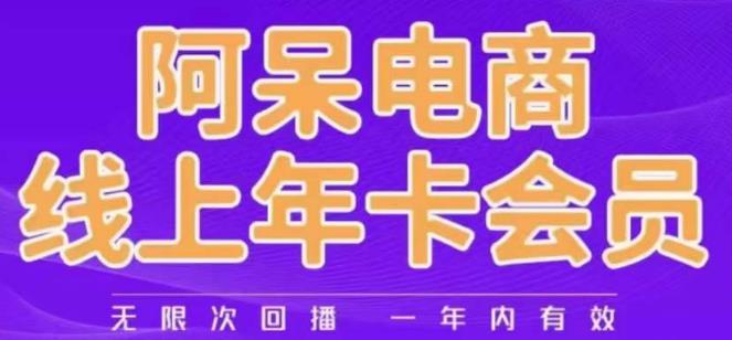 阿呆电商线上年会员，阿呆电商干货分享（更新中）-学习笔记资源库