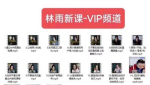 林雨新课VIP频道，玩赚私域/朋友圈/社群-学习笔记资源库