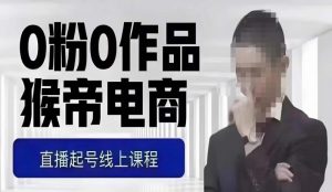 猴帝最新1600线上课，0粉起号实操教学，自然流量天花板，7-8月9节，20+小时-学习笔记资源库