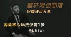闲鱼核心玩法不卖货也能1年变现20W，玩法简单-学习笔记资源库