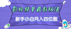 影视号最新玩法，新手小白月入四位数，零粉直接上手【揭秘】-学习笔记资源库