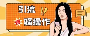 最新引流骚操作，单账号日引50-100，简单粗暴，适合于小白各行各业都可以进行操作，精准粉丝加到爆-学习笔记资源库