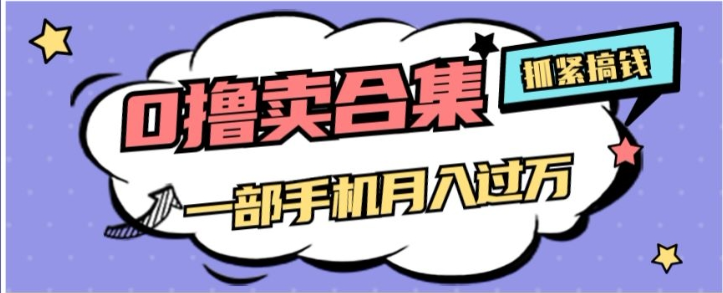 0撸项目月入过万，售卖全套ai工具合集，一单29.9元，一部手机即可【揭秘】-学习笔记资源库
