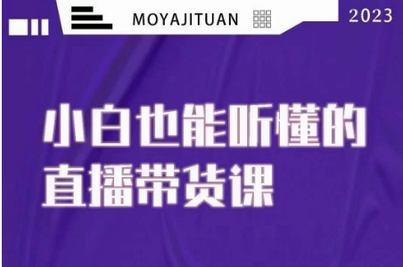 大威本威·能听懂的直播带货课，小白也能听懂，20节完整-学习笔记资源库