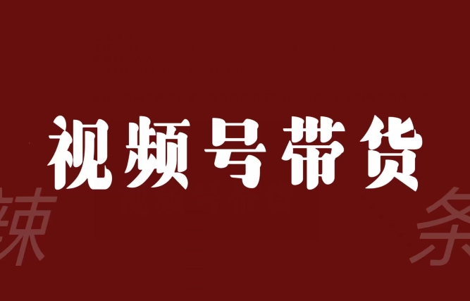 视频号带货联盟，赚信息差的带货钱，只需手机随时随地都可以做！-学习笔记资源库