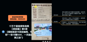 十万个富翁修炼宝典之5.揭秘旅游卡项目骗局，号称“一张卡赚500，一天能卖两三张”-学习笔记资源库