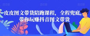 皮皮图文带货陪跑课程,全程兜底,带你玩赚抖音图文带货-学习笔记资源库