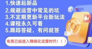 文西电商课程，规避运营中常见的坑-学习笔记资源库