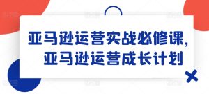 亚马逊运营实战必修课,亚马逊运营成长计划-学习笔记资源库