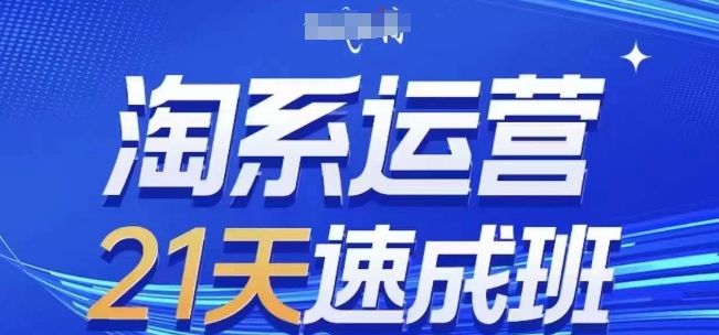 淘系运营21天速成班(更新24年7月)，0基础轻松搞定淘系运营，不做假把式-学习笔记资源库