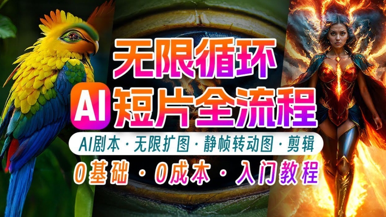 AI剪辑无限循环画面：新手轻松月入上万的秘技【揭秘】-学习笔记资源库