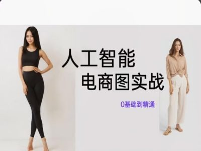 人工智能SD电商图实战，ai绘图0基础到精通-学习笔记资源库