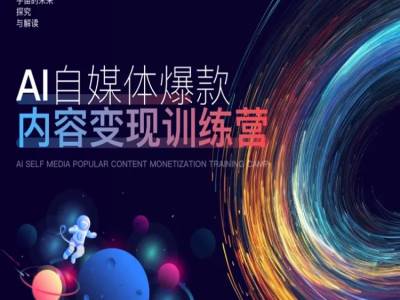 AI自媒体爆款内容变现训练营，20%底层逻辑，60%实操方法，20%案例拆解(即学即用)-学习笔记资源库