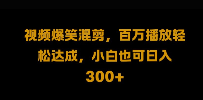 视频号零门槛，爆火视频搬运后二次剪辑，轻松达成日入1k【揭秘】-学习笔记资源库