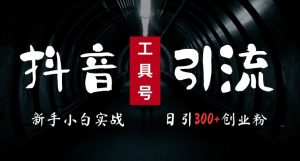 2024最新抖音工具号引流玩法，高效日引300+创业粉，当天变现5k，小白也可成为实战高手-学习笔记资源库