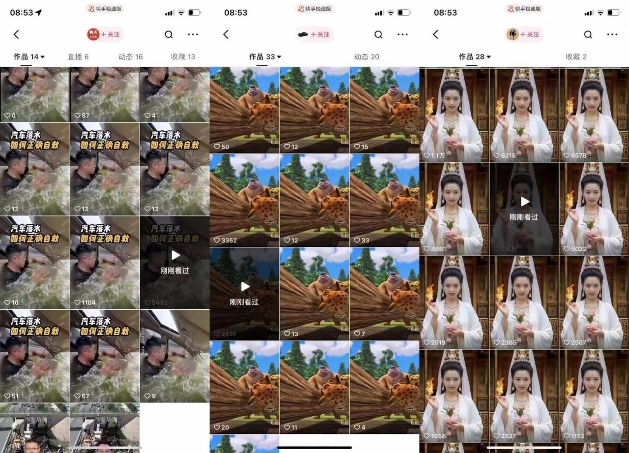 狗熊岭快手连怼技术，好物，涨粉都可以连怼-学习笔记资源库
