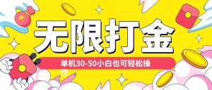 各种平台无限打金玩法,单机30-50纯自撸玩法,适合小白【揭秘】-学习笔记资源库