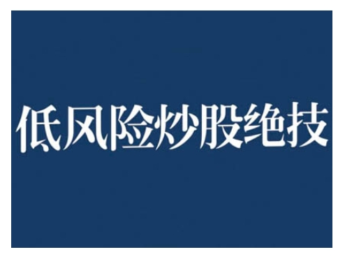 2024低风险股票实操营，低风险，高回报-学习笔记资源库