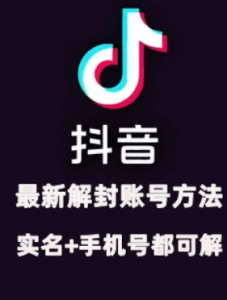 2024年11月抖音最新解封账号方法+解实名 自己真实实操已解2个号-学习笔记资源库