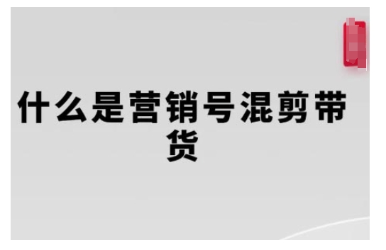 营销号混剪带货，从内容创作到流量变现的全流程，教你用营销号形式做混剪带货-学习笔记资源库