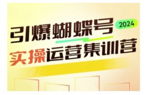 引爆蝴蝶号实操运营,助力你深度掌握蝴蝶号运营,实现高效实操,开启流量变现之路-学习笔记资源库