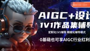 AIGC+设计1V1作品集辅导，0基础也可享AIGC行业红利-学习笔记资源库
