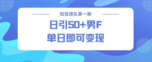 男粉引流新方法不违规，当日即可变现-学习笔记资源库